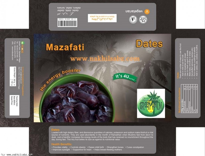 Fresh Mazafati Date+